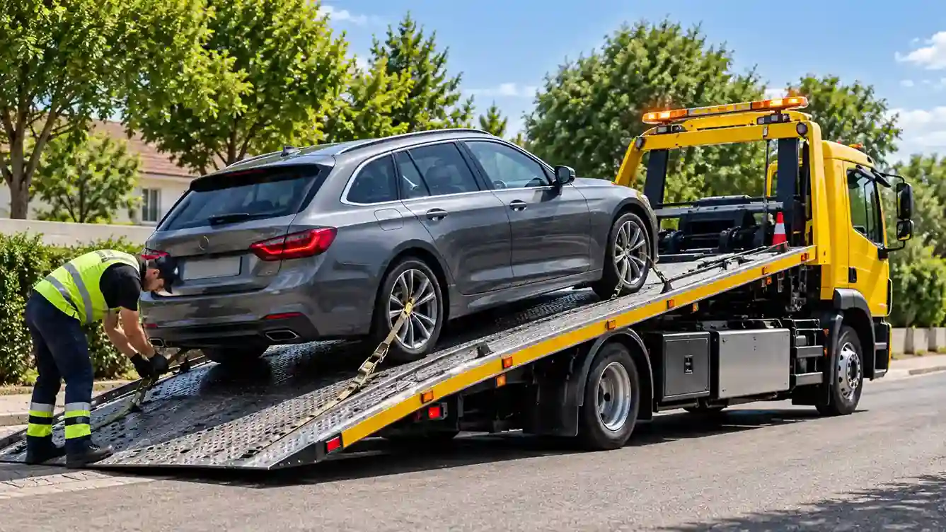 Kostenlose Fahrzeugabholung für den mobilen Autoankauf in Hamburg
