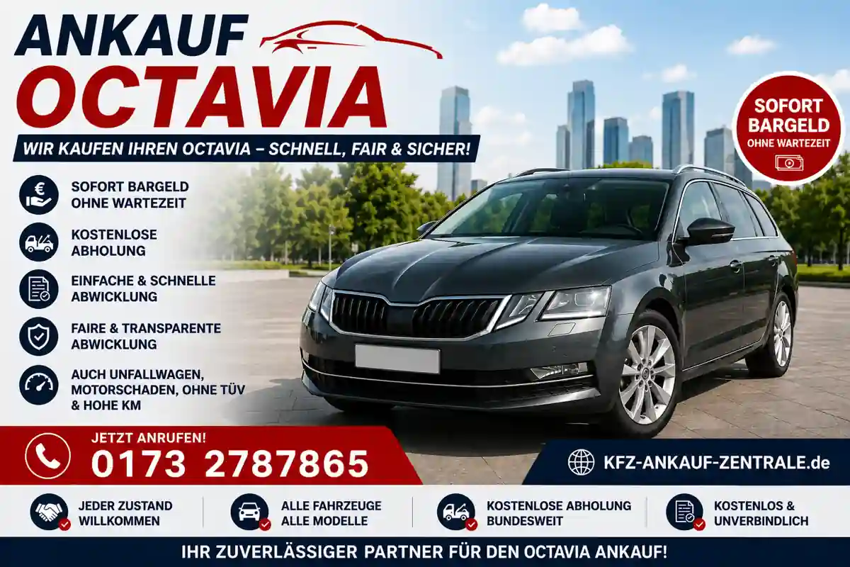 Škoda Octavia beim Fahrzeugankauf