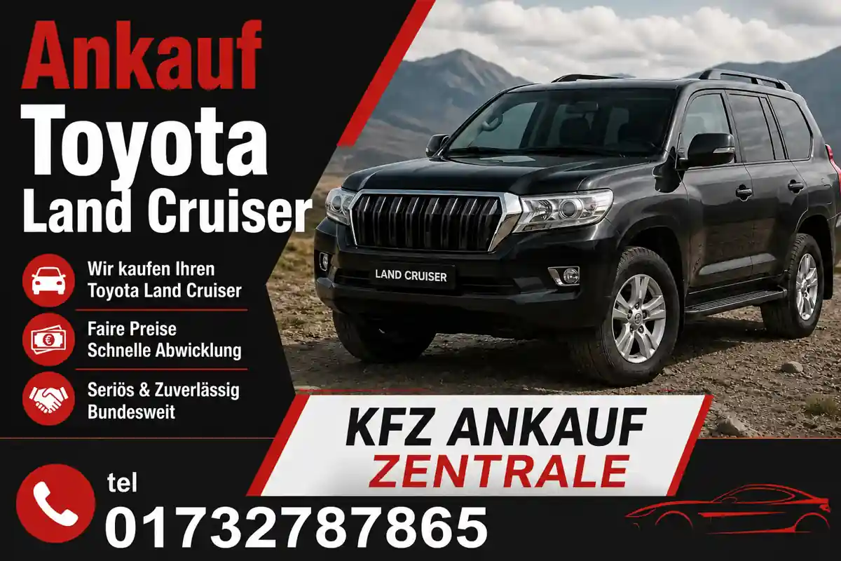 Toyota Land Cruiser Ankauf – Gebrauchtwagen, SUV und Geländewagen schnell und zum fairen Preis verkaufen
