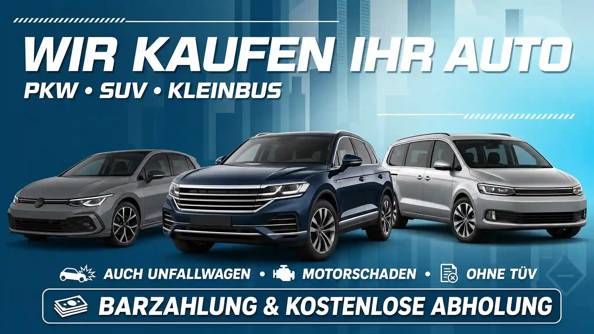 Autoankauf Bremen Auto Verkaufen Bremen – Gebrauchtwagen, SUV Defektes Auto kostenlose Abholung